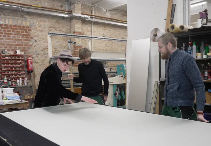 Atelier: Entstehung einer Arbeit